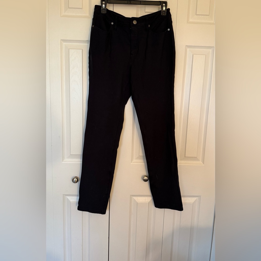 Lands' End Women’s Elegant Black Trousers